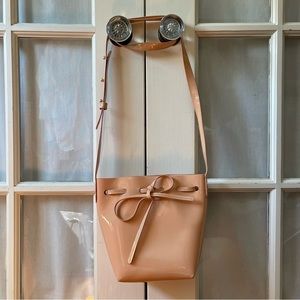 Mansur Gavriel Mini Patent Bucket Bag